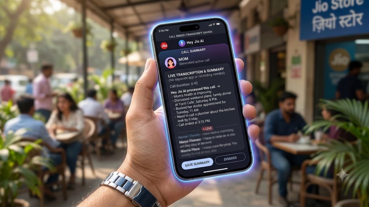 Jio का बड़ा AI धमाका, अब सिर्फ Hey Jio बोलते ही बनेगी कॉल की Summary, अलग ऐप डाउनलोड करने की जरूरत नहीं
