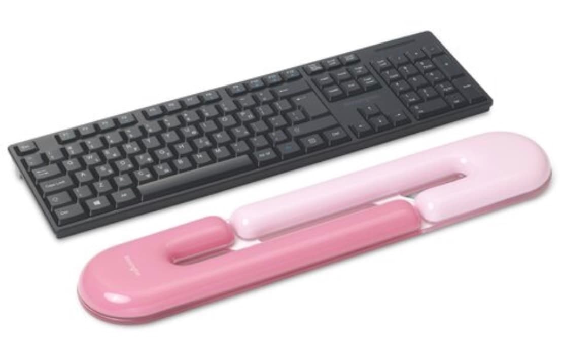 The Kensington Duo Gel Keyboard Wrist Rest proves ergonomic accessories don't have to be boring